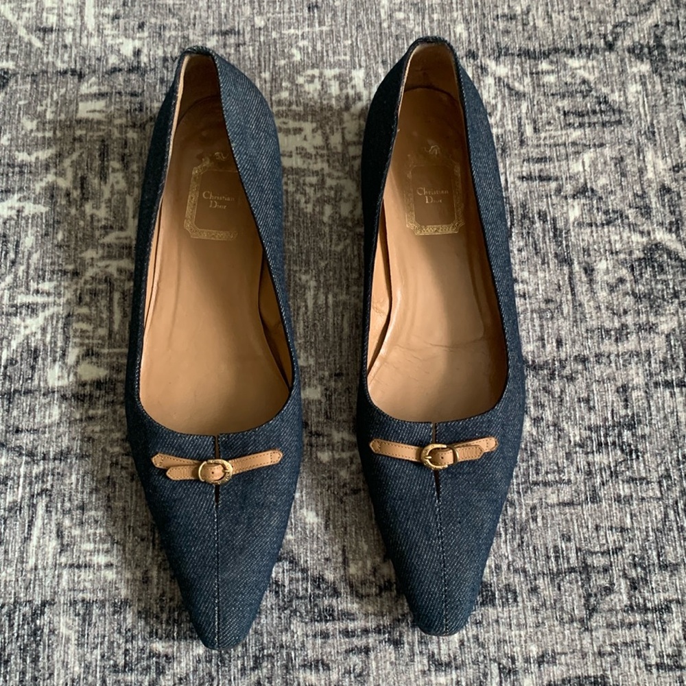 Vintage Christian Dior flats